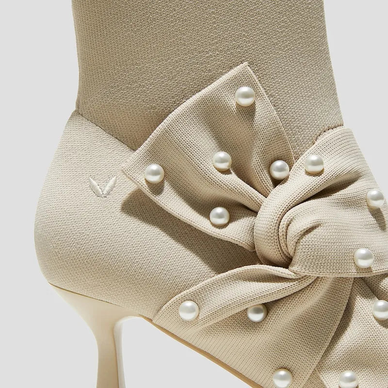 Pointed-Toe Ankle Heel Boots (Athena)