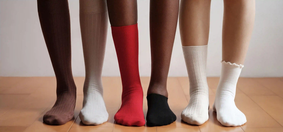 3-Pair Slouch Crew Socks (Keena)