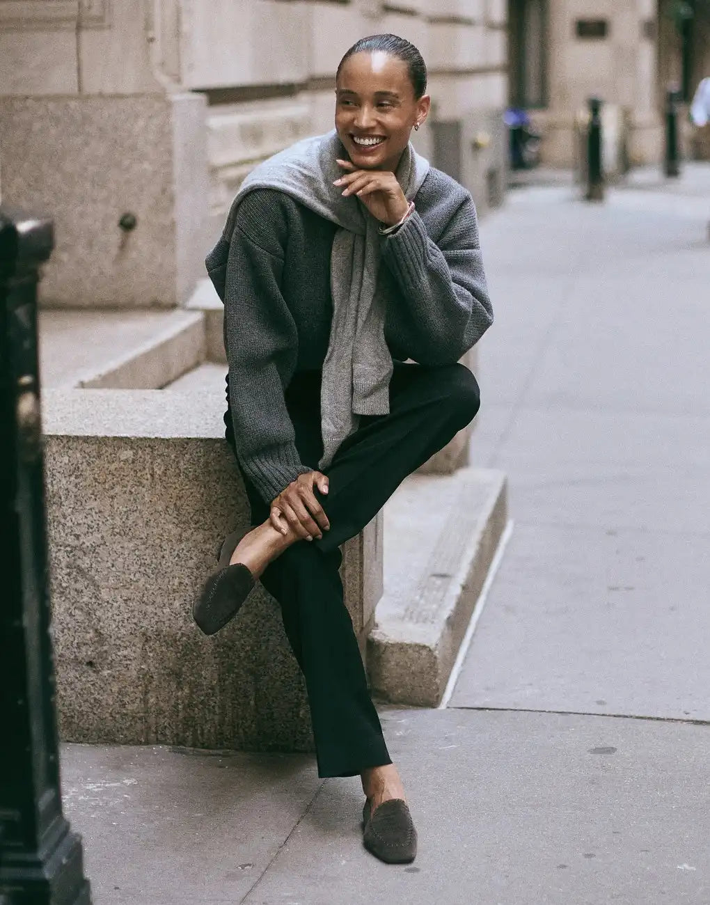 Velvet Whipstitched Loafers (Siena)