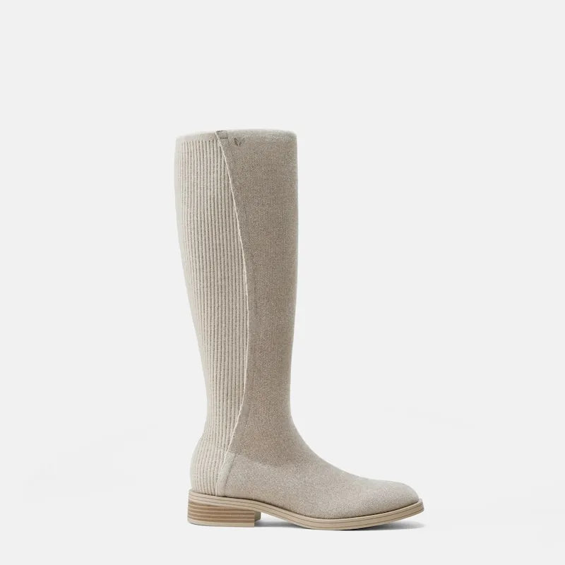 Square-Toe Knee-High Boots (Aida)