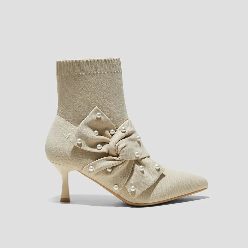 Pointed-Toe Ankle Heel Boots (Athena)