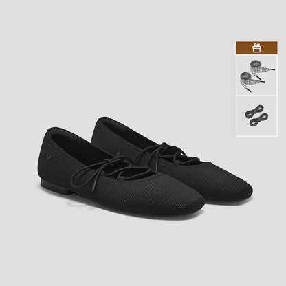 3 Laces Included Square-Toe Lace-Up Mary Janes (Miley)