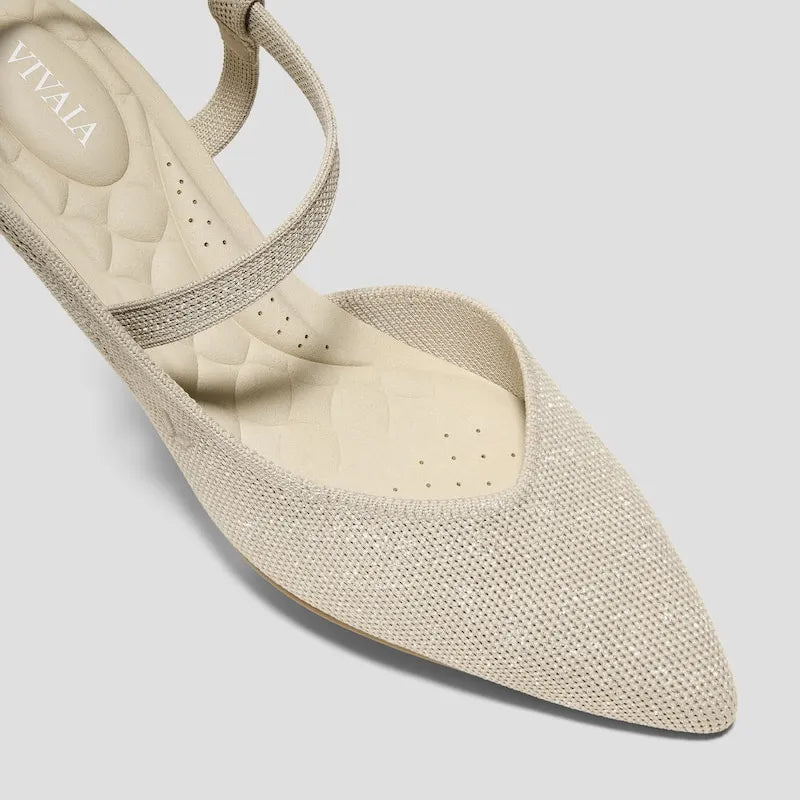 PointEase Slingback Heels (Sylvan)