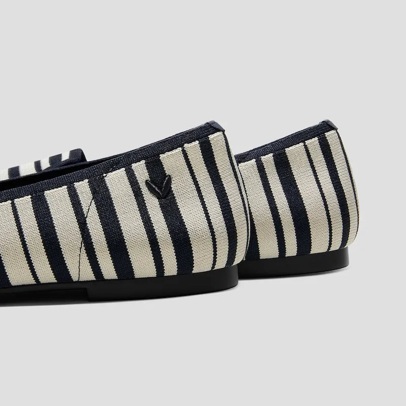 Round-Toe Embroidered Loafers (Audrey)