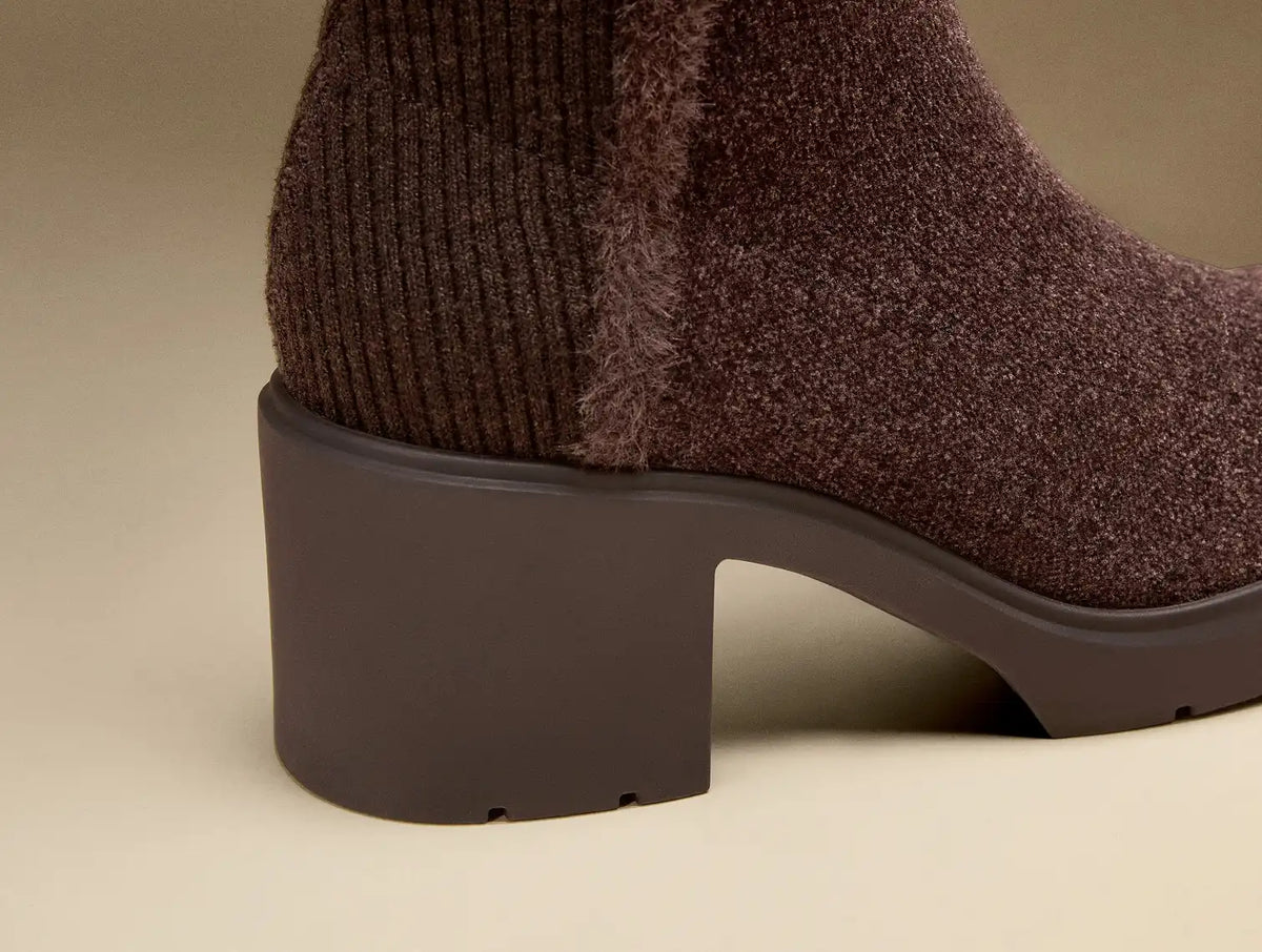 Square-Toe Block-Heel Knee-High Boots (Atria)
