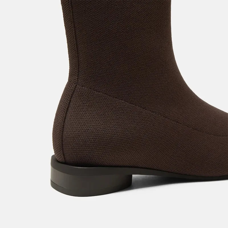 Square-Toe Ankle Boots (Marsa)