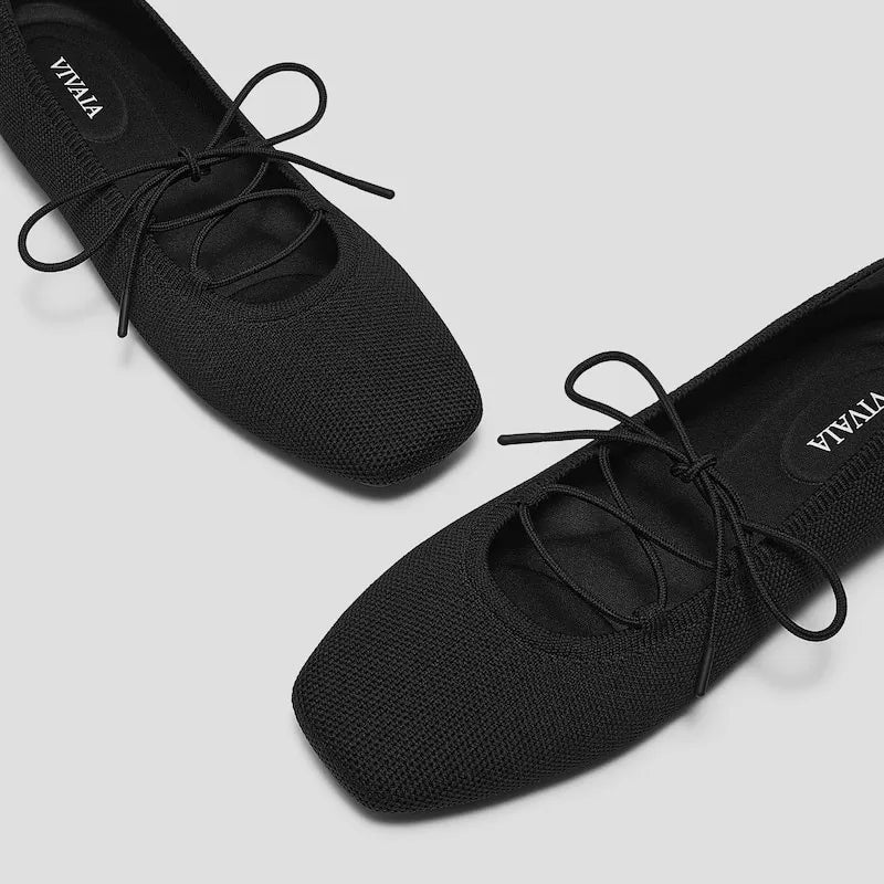 3 Laces Included Square-Toe Lace-Up Mary Janes (Miley)