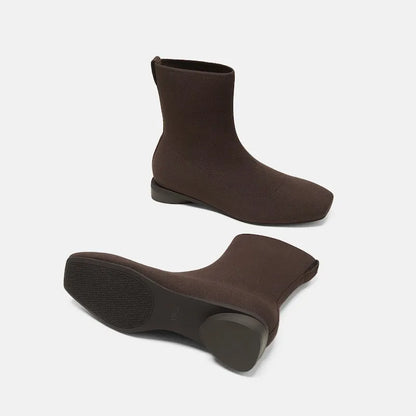 Square-Toe Ankle Boots (Marsa)