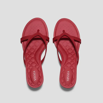 Round-Toe Kitten-Heel Sandals (Emeline)