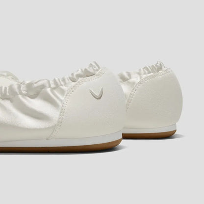 Round-Toe Satin Sneakerina (Yanka)
