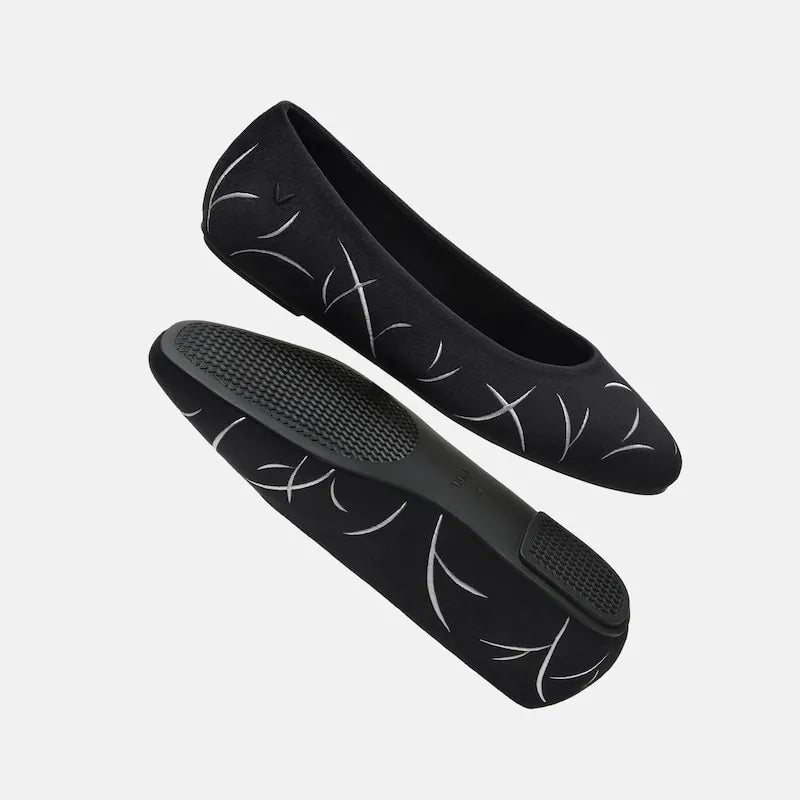 Limited Edition | Mini Square-Toe Velvet Flats (Jazura)