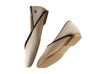 Square-Toe Flats (Maro)