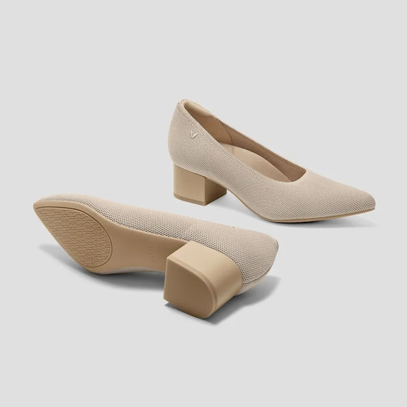 Pointed-Toe Stress FREE Chunky Heels (Georgia)