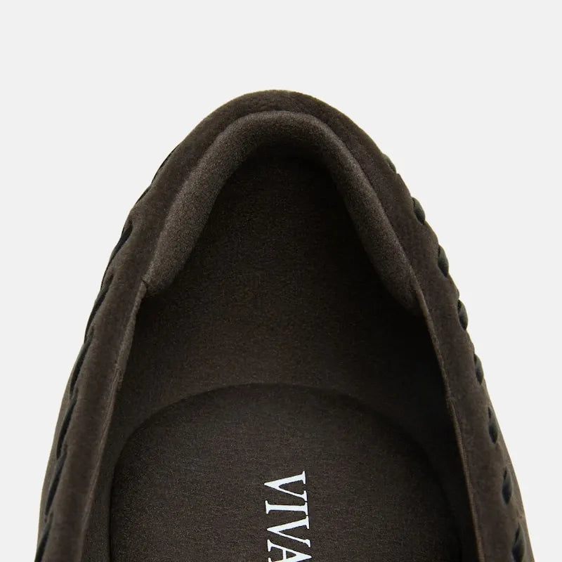 Velvet Whipstitched Flats (Mirit)