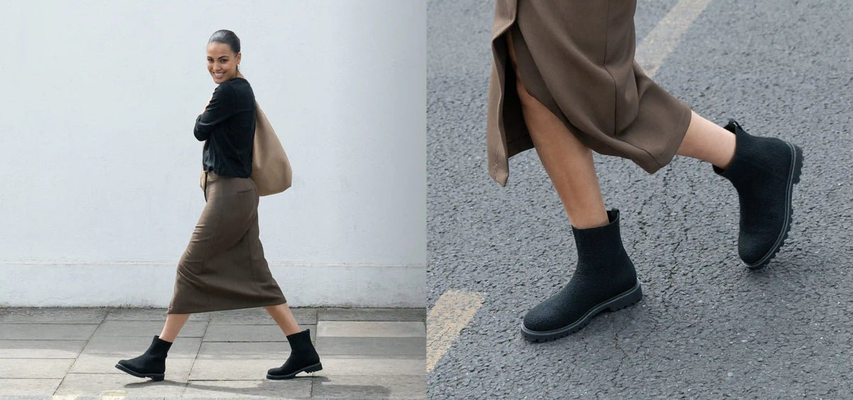 2-in-1 Detachable Wool Ankle Boots