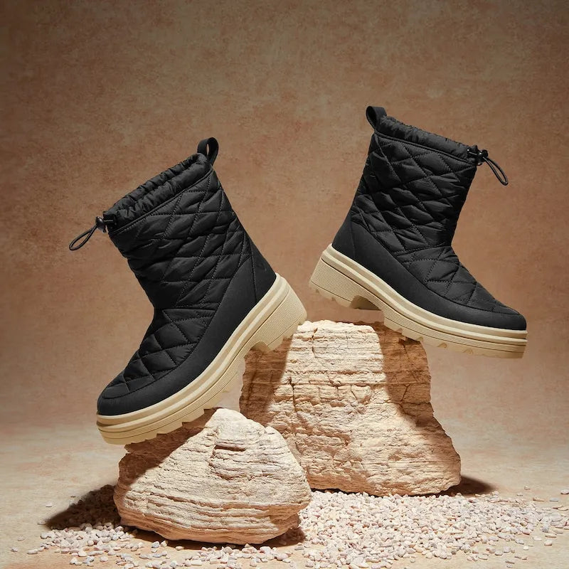 Quilted Waterproof PufferTherm Warm Boots (Theo)