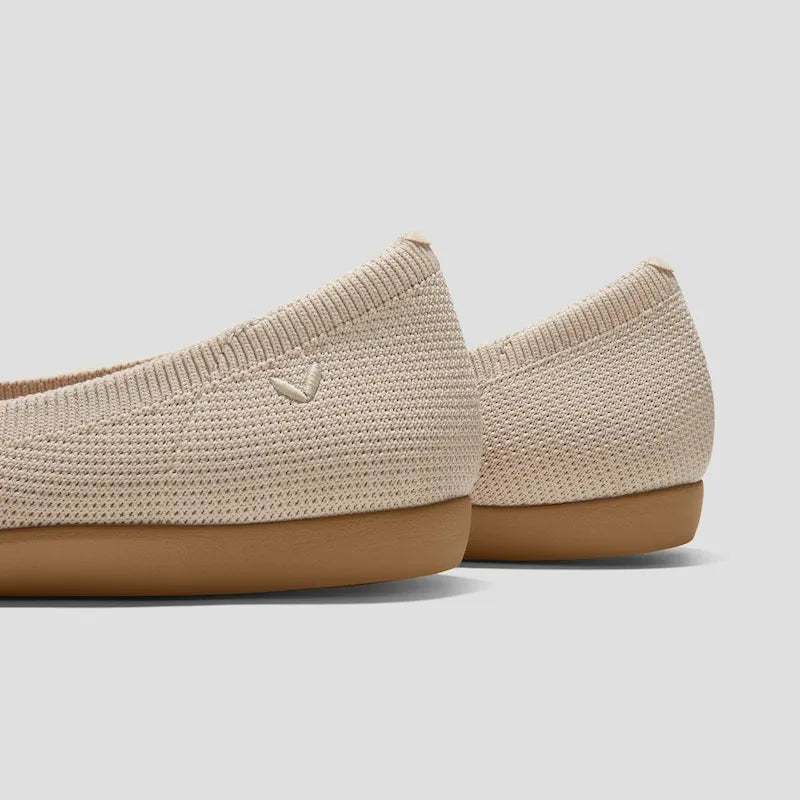 Water-Repellent Round-Toe Walking Flats (Claire Walker)