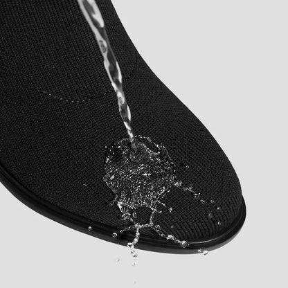 Almond-Toe Running Heel Boots (Amanda)