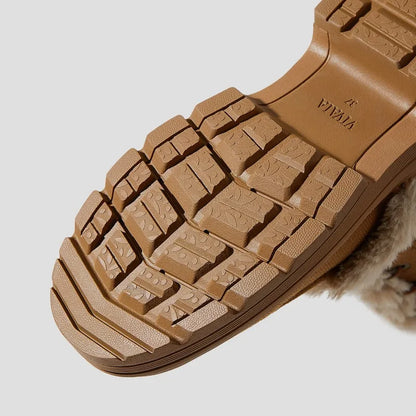 Faux Fur Water-Repellent Lightweight Warm Boots (Terry)