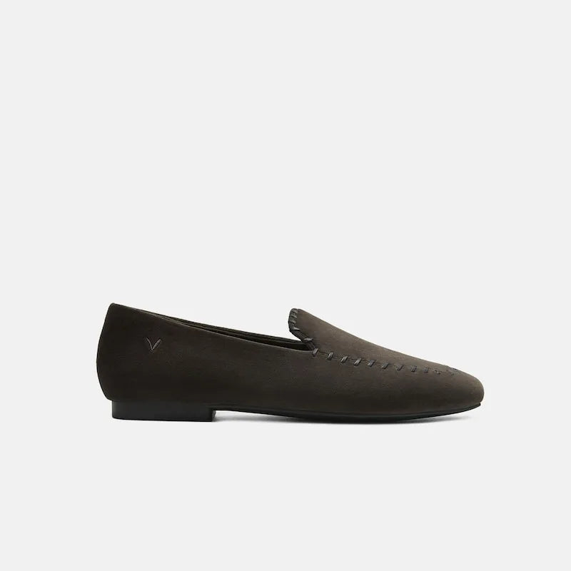 Velvet Whipstitched Loafers (Siena)