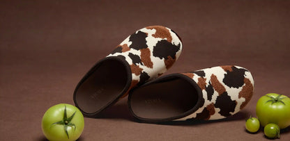 Round-Toe Clog Mules (Buna)