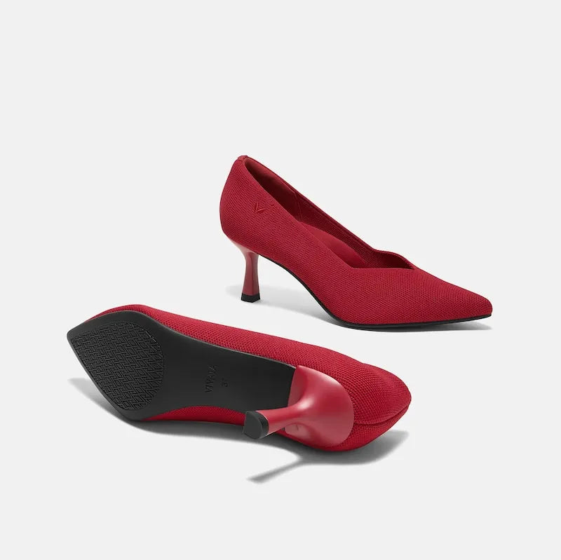 Pointed-Toe Mid Heels (Anna)