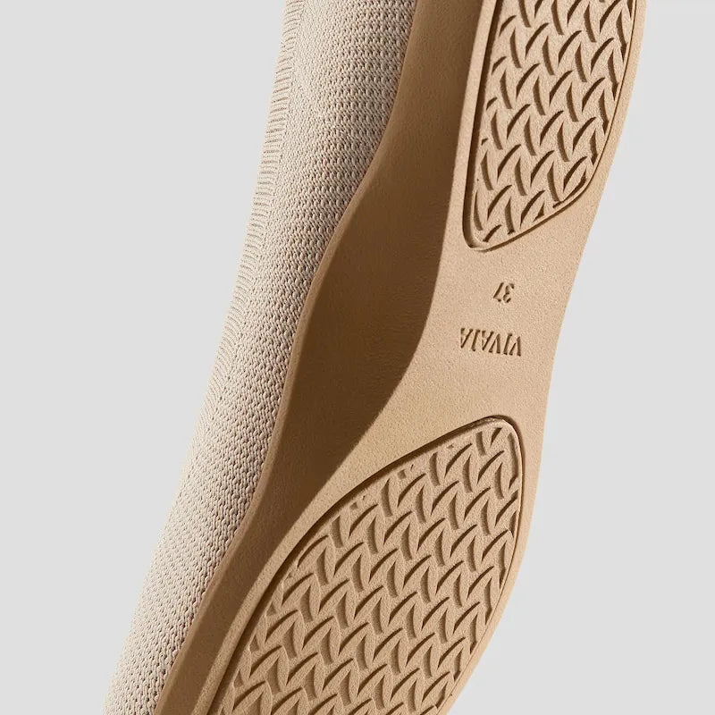 Water-Repellent Round-Toe Walking Flats (Claire Walker)